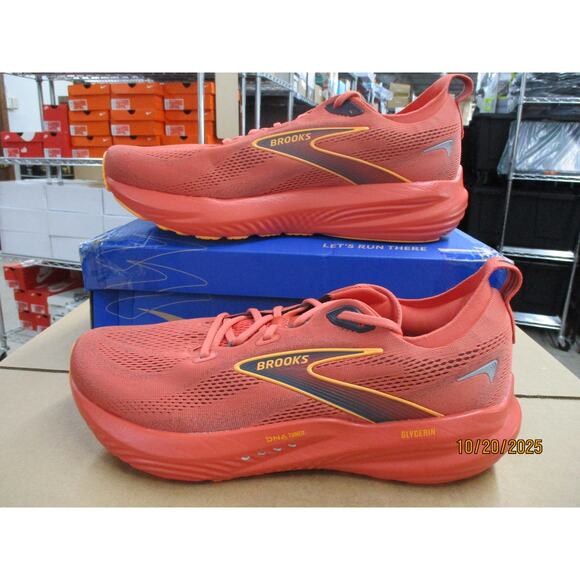 USED Brooks Men’s Glycerin 22 Neutral Running Shoe Burnt Sienna/Ebony/Orange-13 main image 6
